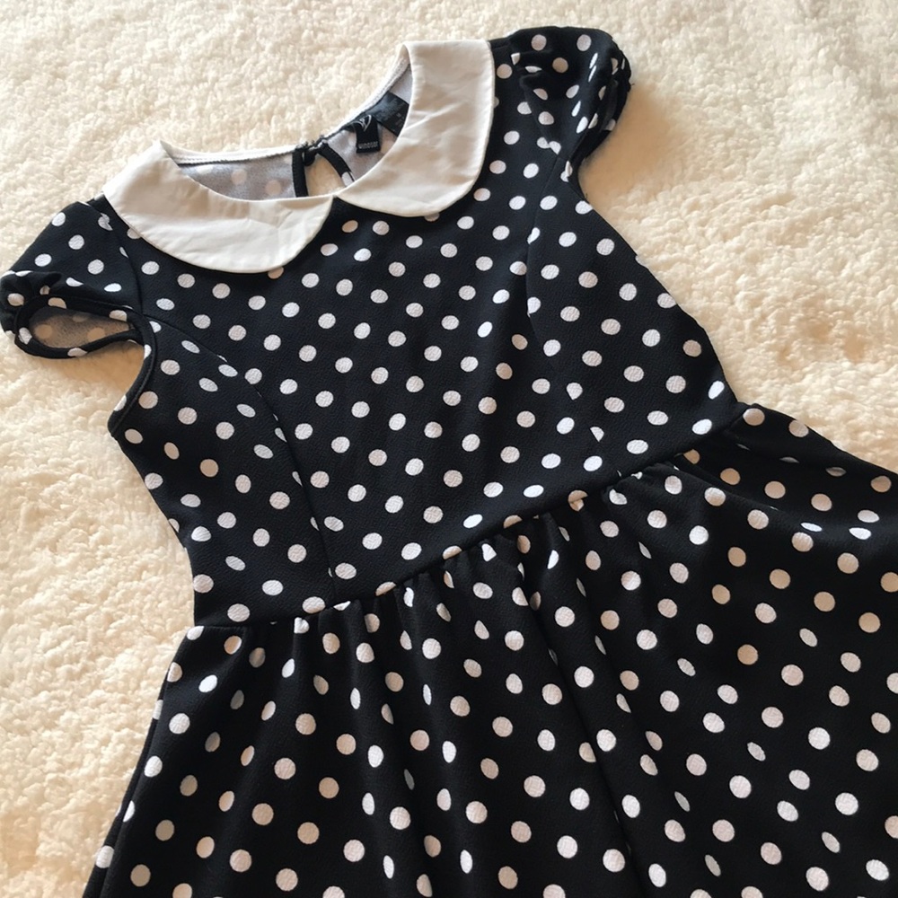Windsor | Fit & Flare Polka Dot Dress Size Medium